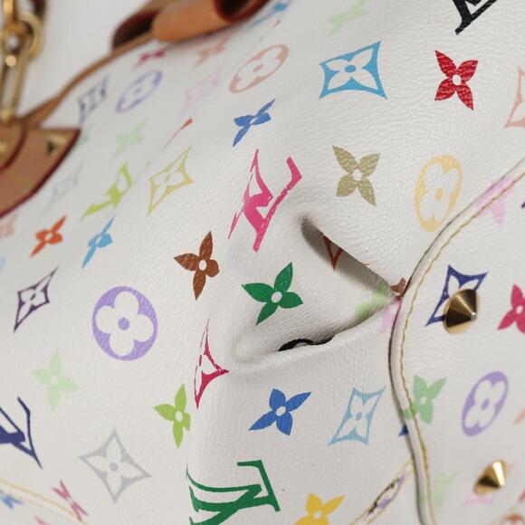 LOUIS VUITTON Monogram Multicolor Annie GM Tote Bag White M40303 - Picture 9 of 16
